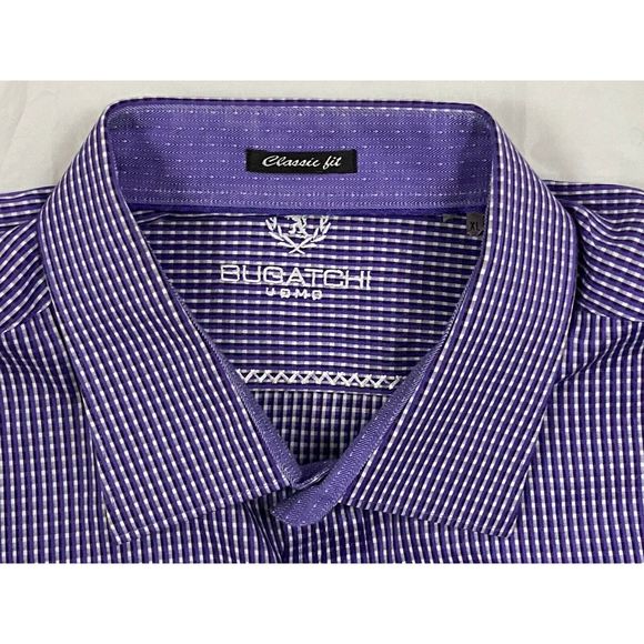 Bugatchi Uomo Long Sleeve Button Front Shirt - Picture 7 of 7
